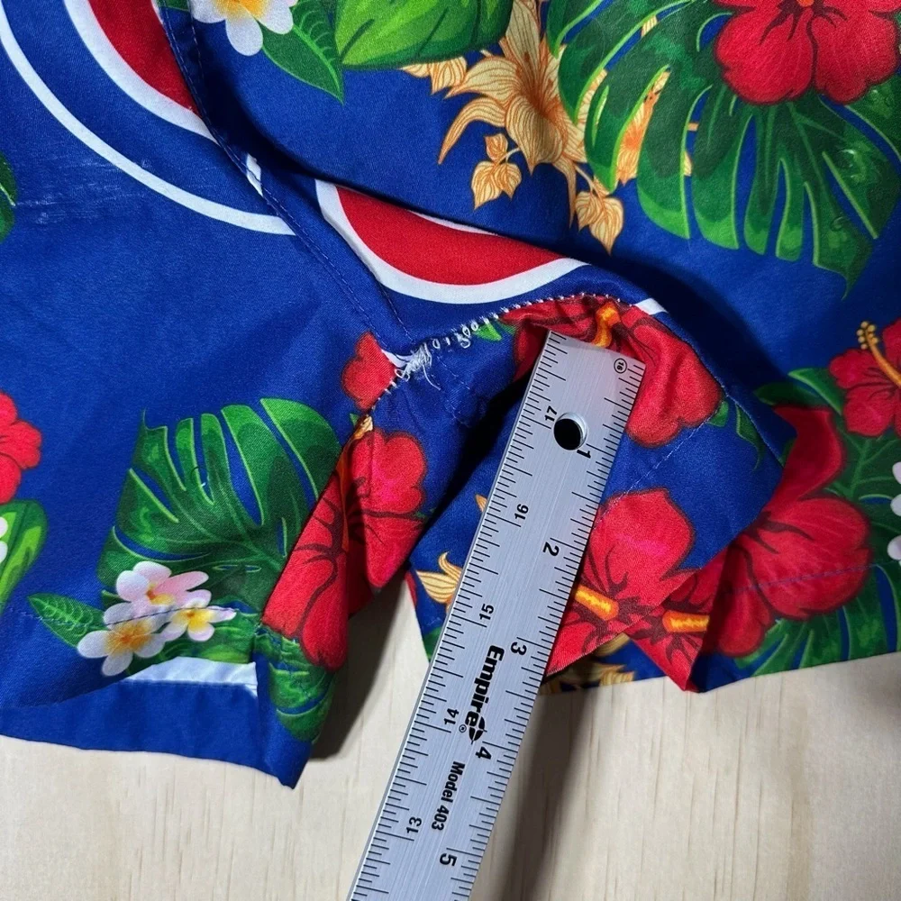 Chicago Cubs Hawaiian Floral Swim Trunks 2XL | MLB Genuine Merchandise‎